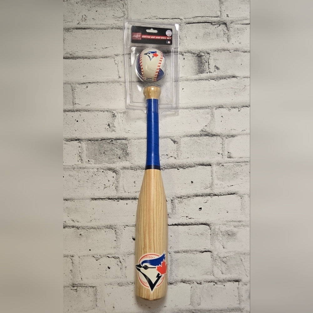 Toronto Blue Jays Rawlings MLB Bat Ball Set 2014 NIP Collectible